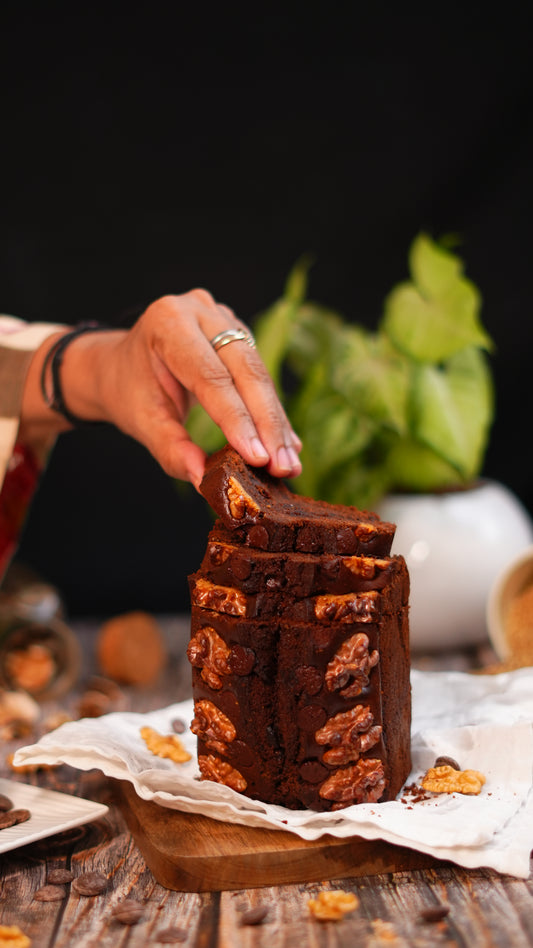 Chocolate Walnut Tea Cake