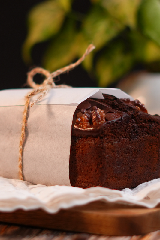 Chocolate Walnut Millet Tea Cake