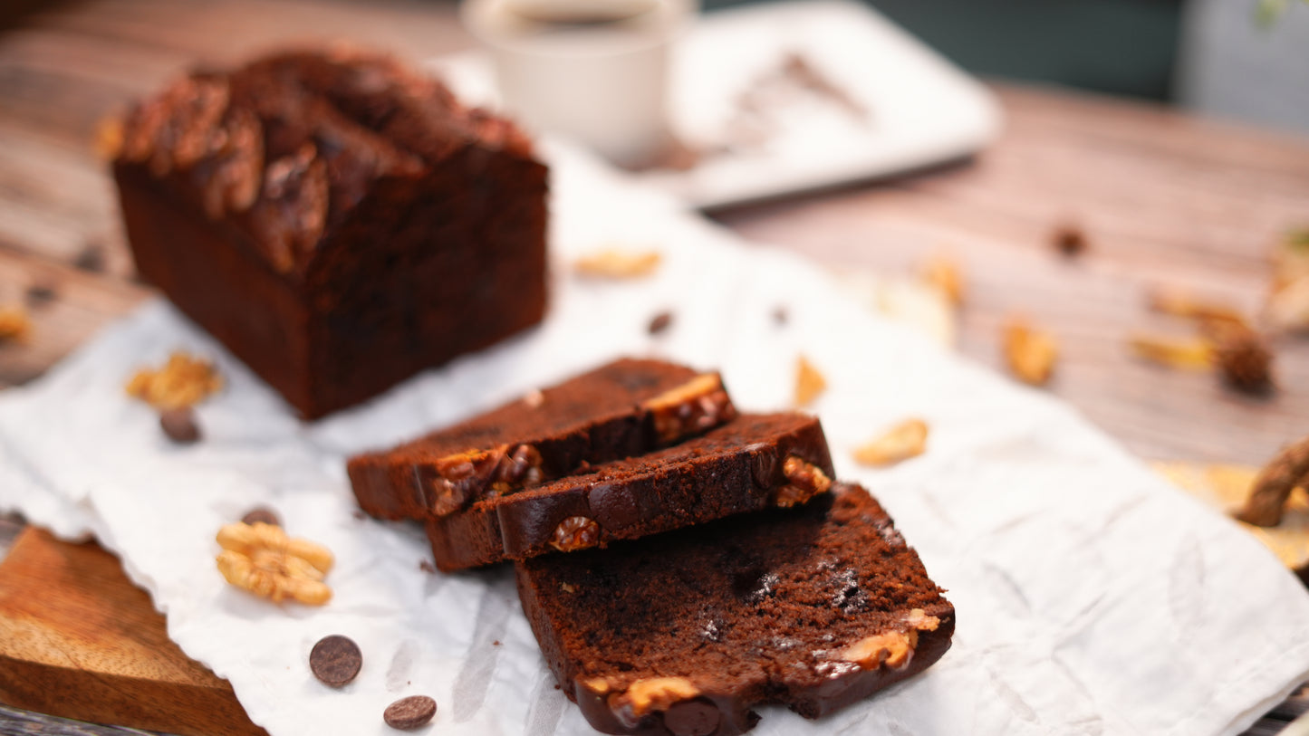 Chocolate Walnut Tea Cake